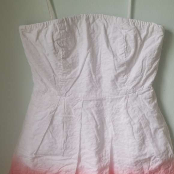 J. Crew Lorelei Ombre Strapless Dress - Size 4. - Picture 2 of 8